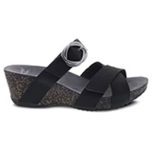Dansko | 42 / 11.5 | SUSIE WEDGE SLIDE SANDAL Platform Cork Microfiber